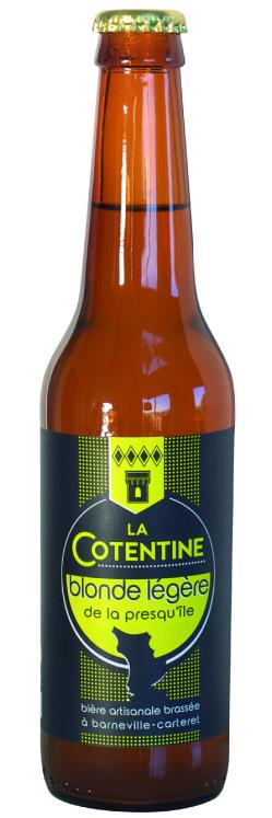 Bière  La Cotentine Blonde légère 33cl